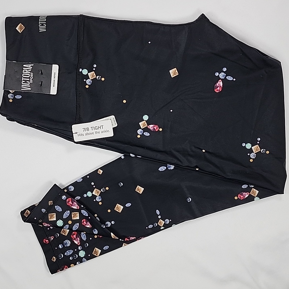 VICTORIAS SECRET VSX 7/8 TIGHTS SIZE M